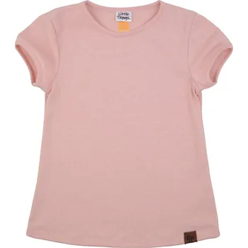 Dívčí oblečení růžové tričko z recyklovaného úpletu