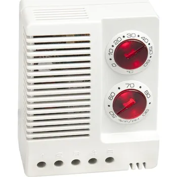Rozvaděč Stego 01230.0-00 Termo-hygrostat elektronický ETF 012 AC 100-240V 0 - +60°C, 50-90% RH