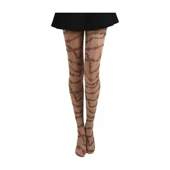 Dámské punčochy Punčocháče tělové - Barbed Wire Tattoo