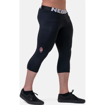 NEBBIA Legend of Today legíny 3/4 délka černá XXL