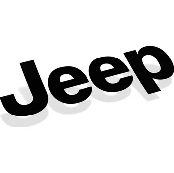 Samolepicí dekorace na vozidlo Samolepka Jeep - 10x3,9