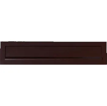 Poštovní schránka DOLS ČD-50A RAL8017 - čelní deska poštovní schránky pro sendvičovou montáž, hnědá