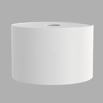 Lampička Astro Stolní lampička s hranatou nohou a kulatým stínítkem Ravello Table Stínítko: Bílé, Noha: Nikl matný 1222008 / 5016007