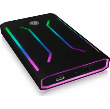 Ukládání dat RaidSonic ICY BOX IB-G226L-C31 RGB pouzdro pro 2,5 SATA SSD