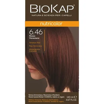 Barva na vlasy BIOKAP Nutricolor Barva na vlasy Benátská červená 6.46