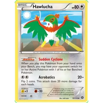 Sběratelská karetní hra Hawlucha 097/114 - Steam Siege Typ karty: Non-Holo