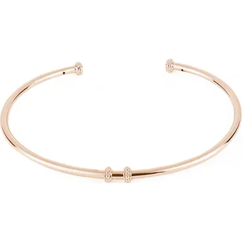 Náramek ROSATO stříbrný pevný otevřený náramek RORZB025