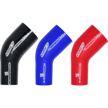 Zahradní hadice Silikonové redukční koleno RACES Silicone 45° , 57mm (2,25") na 63mm (2,5")