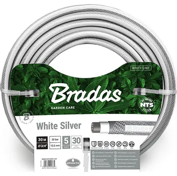 Bradas NTS White Silver, 3/4" 30 m