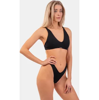 Dámské plavky NEBBIA Trojúhelníkové Bralette plavky s vycpávkami (vrchní díl) černá M