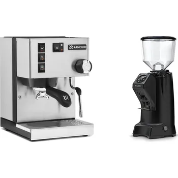 Kávovar Rancilio Silvia E + Eureka Nadir 65 Touch, black