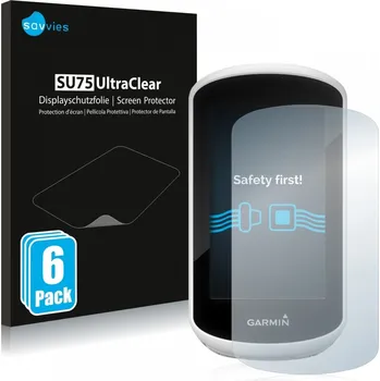 Příslušenství k chytrým hodinkám Savvies SU75 ochranná folie na Garmin Edge Explore 2018 - 6 kusů