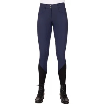 Jezdecké kalhoty PresTeq Rajtky PerformNew PresTeq, s gripem, dámské, navy 42