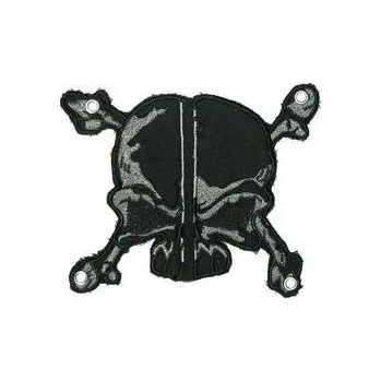 Nášivka Nášivka připínací - Lebka šedá