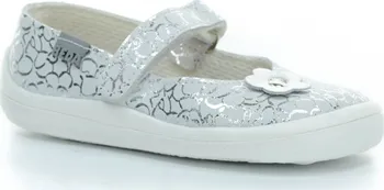 Dívčí baleríny Beda Silver Shine (BF 0001/BA/K/TS) barefoot balerínky Velikost boty (EU): 24, Vnitřní délka boty: 149, Vnitřní šířka boty: 67