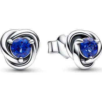 Náušnice PANDORA náušnice Nekonečné kruhy - modré 292334C07