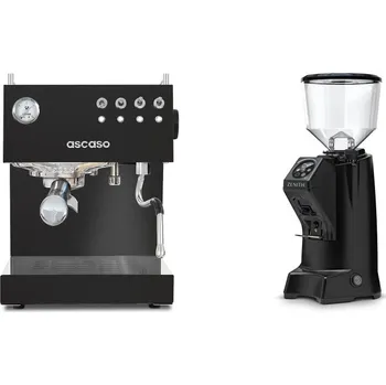 Kávovar Ascaso Steel DUO, Black + Eureka Zenith 65 Touch, black