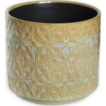 Obal kamenina pr.12V10,5cm šedá