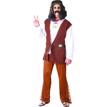 Guirca Květinový hippie pánský kostým Velikost: 48 – 50 (M)