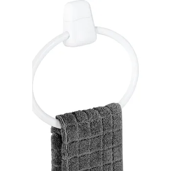 WENKO Věšák na ručníky PURE bílý 22x28x3 cm