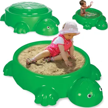 Pískoviště Woopie Sandbox Turtle 2v1 zelený
