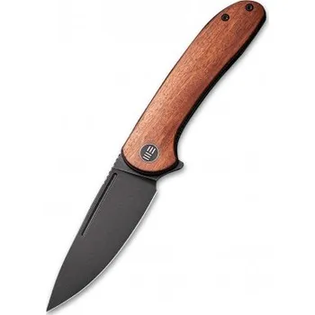 kapesní nůž zavírací nůž WEKNIFE Saakshi Cuibourtia wood - black stonewashed
