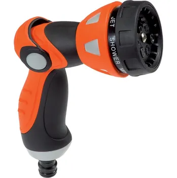 Zahradní pistole Pistole postřikovací multifunkční kovová s regulací Stocker s eurozávěsem