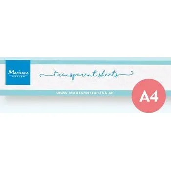 Obalový materiál Marianne Design Acetátová fólie transparentní A4 5 ks