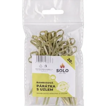 Párátko a napichovátko SOLO Párátka s uzlem 9cm/20ks