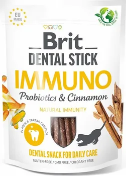 Pamlsek pro psa Brit Dental Stick Immuno Probiotics/Cinnamon 7 ks
