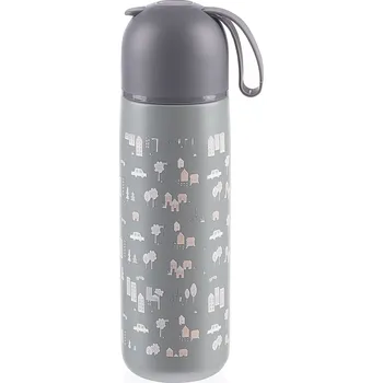 Termoska ZOPA Termoska na tekutiny se silikonovým držákem 400 ml, City