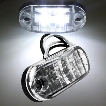Přídavný světlomet 2x LED poziční obrysové světlo 12/24V 2SMD, bílé