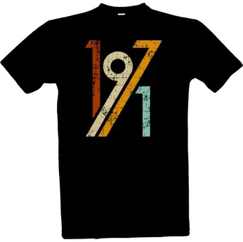 Tričko s potiskem Ročník 1971 Vintage pánské