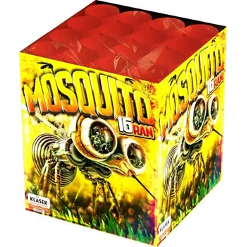 Zábavní pyrotechnika Pyrotechnika Kompakt 16ran / 20mm Mosquito
