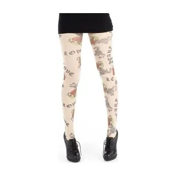 Dámské punčochy Punčocháče tělové - Love Tattoo