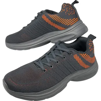 Pánské tenisky Sport Pánské šedé šněrovací tenisky 03 Barva: Šedá, Velikost: 45