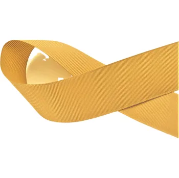 Stuha Stuha taftová okrová Velikost: 9 mm