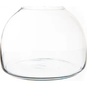 Váza Váza sklo recykl. čirá 22x22x16 cm