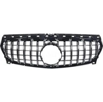 Kapota PROTEC Přední maska MERCEDES CLA W117 2013-2019 chromová/černá