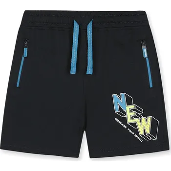 Chlapecké kraťasy - KUGO MT0526, tmavě modrá Barva: Modrá tmavě, Velikost: 128