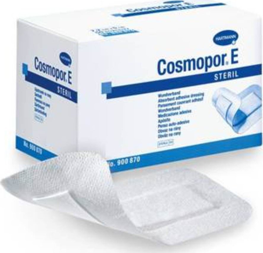 Hartmann-Rico Cosmopor E – sterilní náplast pro šetrnou a spolehlivou péči o rány Rozměr: 15x8cm (25ks/bal)