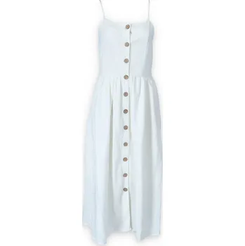 Dámské šaty Šaty letní propínací 23069 Itálie barva: bílá, velikost: L/XL