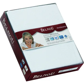 Chránič matrace Nepropustné hyperprodyšné froté prostěradlo BelnoU Brissa 80x220 cm - bílá
