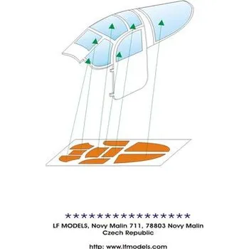 Plastikový model 1/72 Canopy mask P-39 (RS)