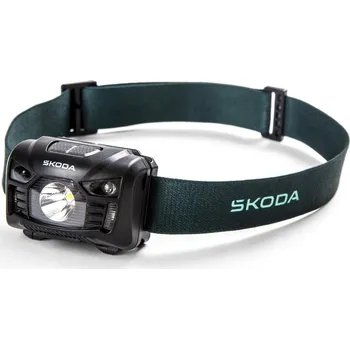 Čelovka Škoda LED čelová svítilna s USB ŠKODA