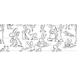 RAKO Play Bob a Bobek 19,8x39,8x0,7 bílá, set=12ks obklad dekor