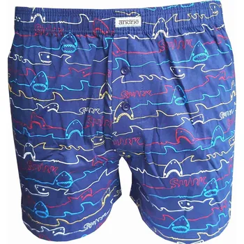 Trenýrky Andrie PS 5726 modré pánské trenýrky Barva: modrá tmavá, Velikost: 2XL