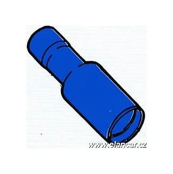 Auto elektroinstalace Kolík kulatý izolovaný modrý 5mm 10ks samice