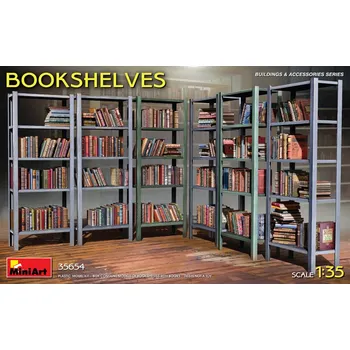 Plastikový model 1/35 Bookshelves