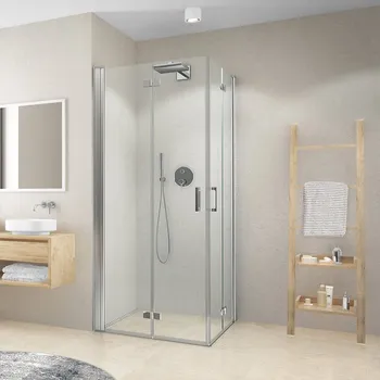 Roth CI 2CL+CI 2CR Obdélníkový sprchový kout 80x90 cm, otevírací, Brillant / Transparentní, CI 2CL/800+CI 2CR/900